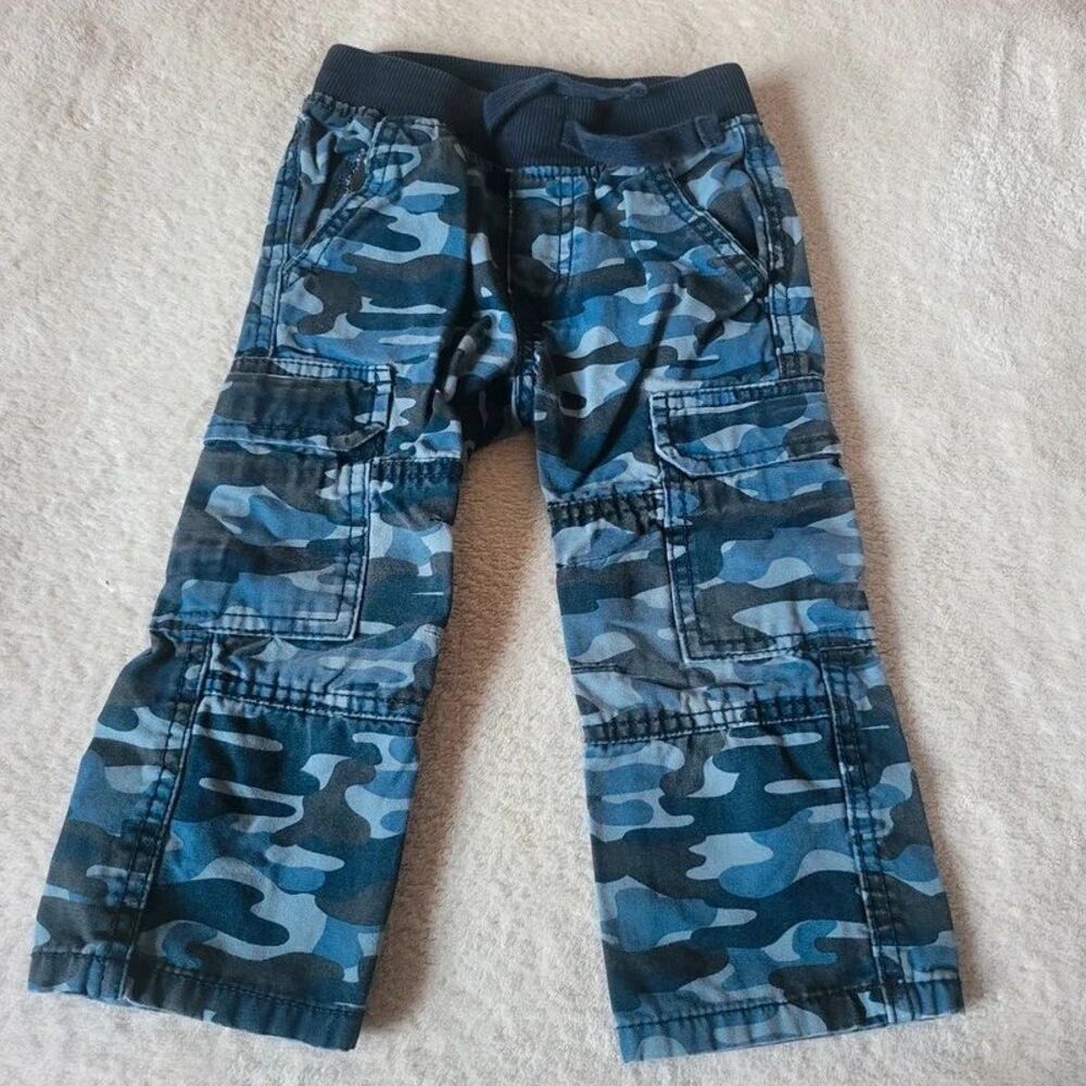 Gymboree Blue Camoflauge Toddler Pants Size 18-24 Month